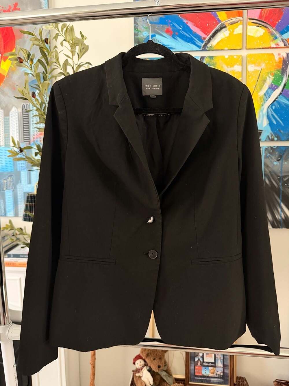 The Limited Black Collection Women's Corporate Chic Power Classic Blazer Size 12